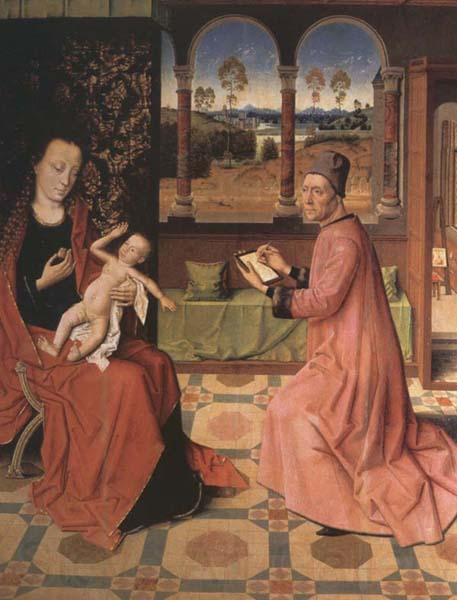 Dieric Bouts Saint Luke Drawing the Virgin and Child Spain oil painting art